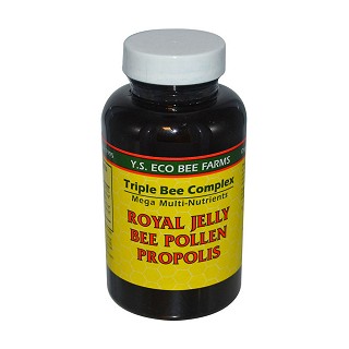 y.s. eco bee farms 天然有機(jī)蜂王漿蜂花粉蜂膠三合一膠囊(bee)