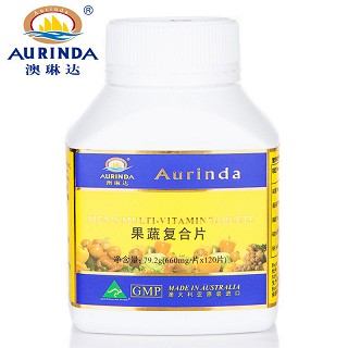 【澳洲進(jìn)口澳琳達(dá)品牌】果蔬復(fù)合片660mg?120片/瓶