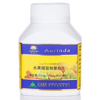 【澳洲進(jìn)口澳琳達(dá)品牌】水果提取物復(fù)合片120片/瓶