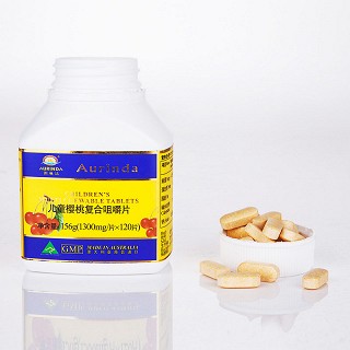 【澳洲進口澳琳達】兒童櫻桃復合咀嚼片120片/瓶(1300mg?120片/瓶) 【澳洲進口澳琳達】兒童櫻桃復合咀嚼片120片/瓶(1300mg?120片/瓶)