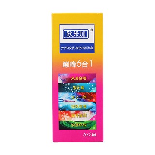 巔峰一號歐米加情趣6合1(江源乳膠)