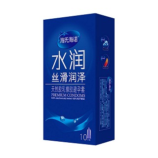 海氏海諾天然膠乳橡膠避孕套(水潤(rùn)潤(rùn)澤光面型)
