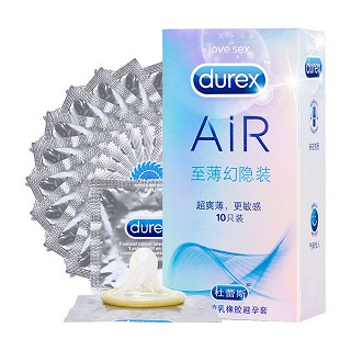 杜蕾斯天然膠乳橡膠避孕套(至薄幻隱裝)