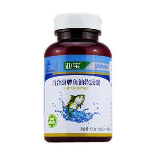 百合康牌魚油軟膠囊(百合)