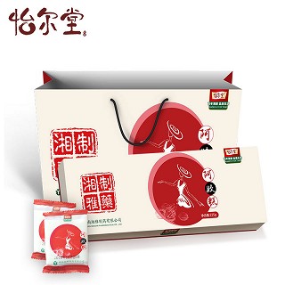 怡爾堂阿膠糕東阿即食阿膠糕固元膏女士阿膠225g豪華禮盒裝(湘雅)