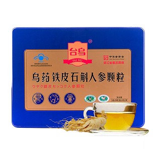 臺(tái)烏牌烏藥鐵皮石斛人參顆粒 108g(紅石梁)