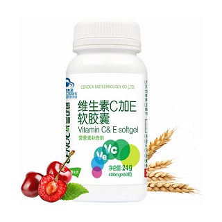 善有加 維生素c加e軟膠囊(仙樂)