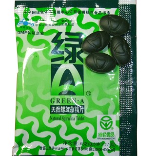 綠a天然螺旋藻精片 綠a天然螺旋藻精片