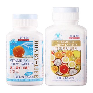 美澳健維生素c咀嚼片+美澳健維生素c咀嚼片(美澳健)