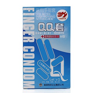 倍力樂qq套醫(yī)用手指套(薄荷清涼型)