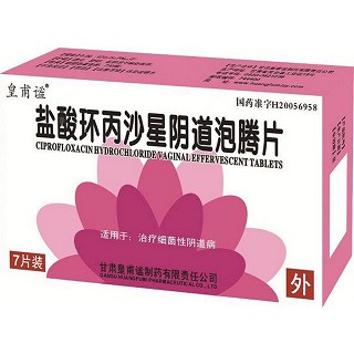 鹽酸環(huán)丙沙星陰道泡騰片(皇甫謐) 鹽酸環(huán)丙沙星陰道泡騰片(皇甫謐)