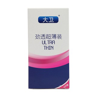 名流天然乳膠橡膠避孕套(大衛(wèi)系列-勁透超薄)