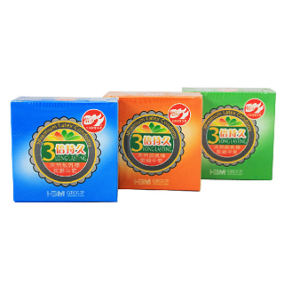 倍力樂(lè)3倍持久天然膠乳橡膠避孕套(恒保)
