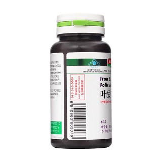 湯臣倍健葉酸亞鐵片功效作用廠家