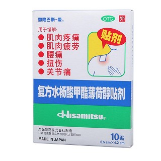 復方水楊酸甲酯薄荷醇貼劑(撒隆巴斯)
