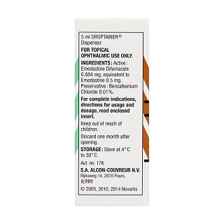 富馬酸依美斯汀滴眼液(2.5mg:5ml) 富馬酸依美斯汀滴眼液(2.5mg:5ml)