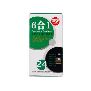 倍力樂6合1避孕套(恒保)