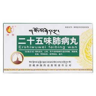 二十五味肺病丸價格