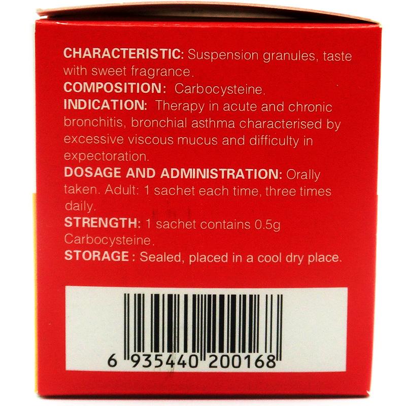 羧甲司坦顆粒(0.5g*9袋/盒)