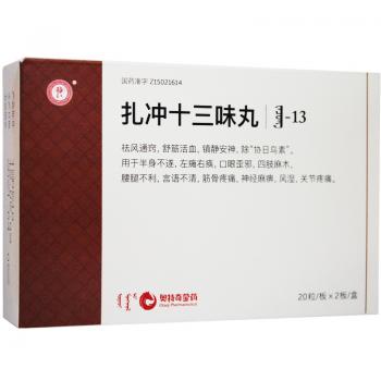 扎沖十三味丸(紅城) 扎沖十三味丸(紅城)