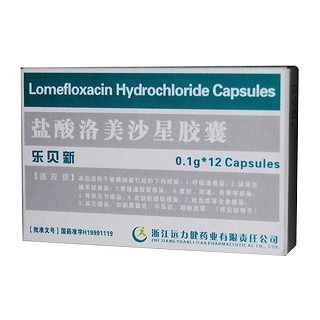 鹽酸洛美沙星膠囊(樂(lè)貝新) 鹽酸洛美沙星膠囊(樂(lè)貝新)
