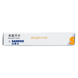 米氮平片(30mg*10片/盒) 米氮平片(30mg*10片/盒)