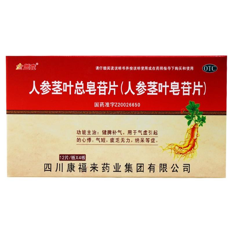 人參莖葉總皂苷片價格