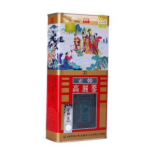 正韓高麗參良字30支600g(鐵盒)