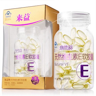 來益牌天然維生素e軟膠囊(來益)