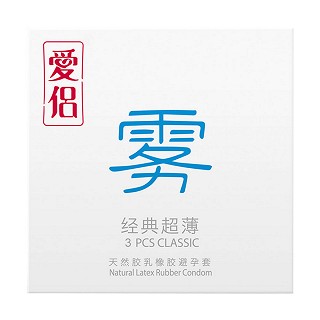 愛侶 經(jīng)典超薄 霧 安全套(金香乳膠)