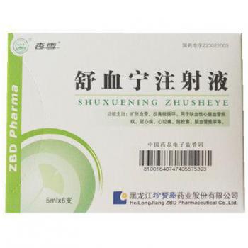 舒血寧注射液(杏雪) 舒血寧注射液(杏雪)