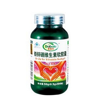奈施爾牌鐵鋅硒維生素軟膠囊(百合)