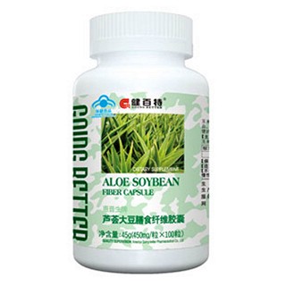 健百特蘆薈大豆膳食纖維膠囊 (健百特)