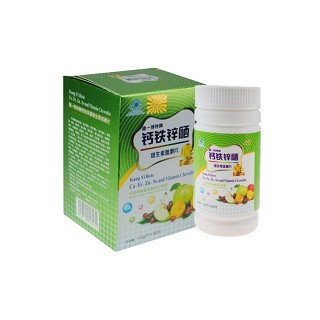 康一博特牌鈣鐵鋅硒維生素咀嚼片 康一博特牌鈣鐵鋅硒維生素咀嚼片