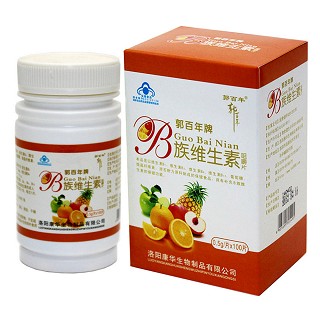 郭百年牌b族維生素咀嚼片(康華)