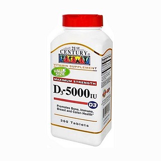 21st century 維生素d3-5000(health)