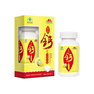 東方同康寶牌東方鈣咀嚼片中老年(哈密瓜味)
