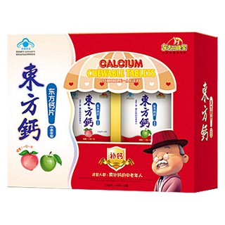 東方同康寶牌東方鈣咀嚼片中老年(青蘋果+水蜜桃)
